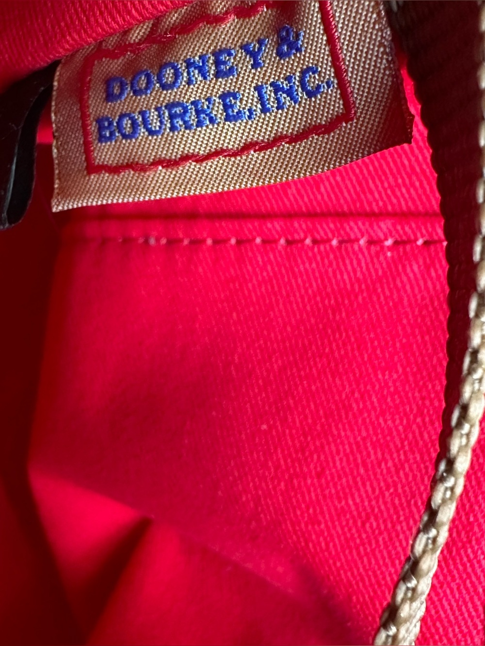 Dooney & Bourke Autumn Orange Suede Brown Leather Trim Medium Satchel Bag Rare - Picture 10 of 12